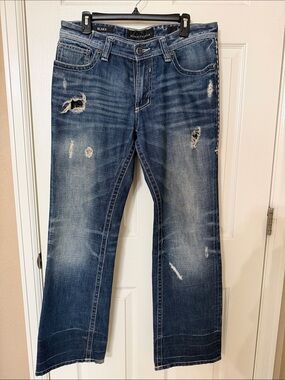by Todd Snyder Blake Distressed Blue Jeans for Men